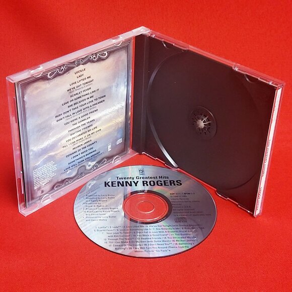 Kenny Rogers Twenty Greatest Hits Audio CD 1983 - Picture 6 of 8